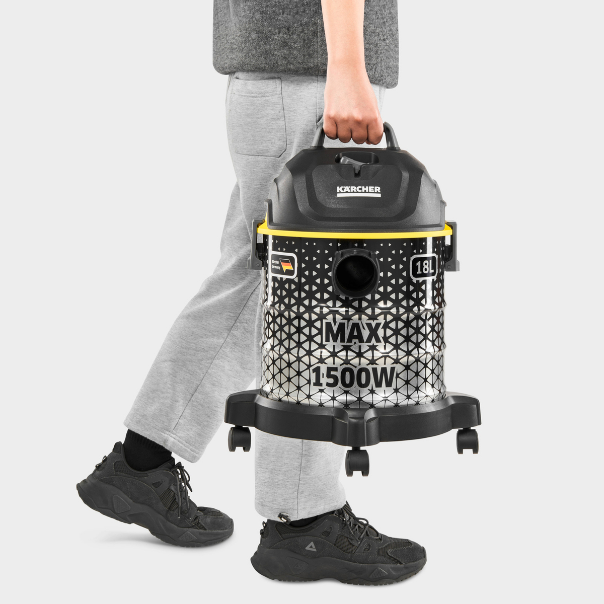 Karcher Dry Vacuum Cleaner, 1500W, 18L Capacity, DVAC 1500