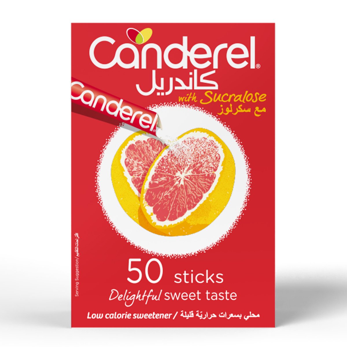 Canderel Low Calorie Sweetener Sticks With Sucralose 50 pcs