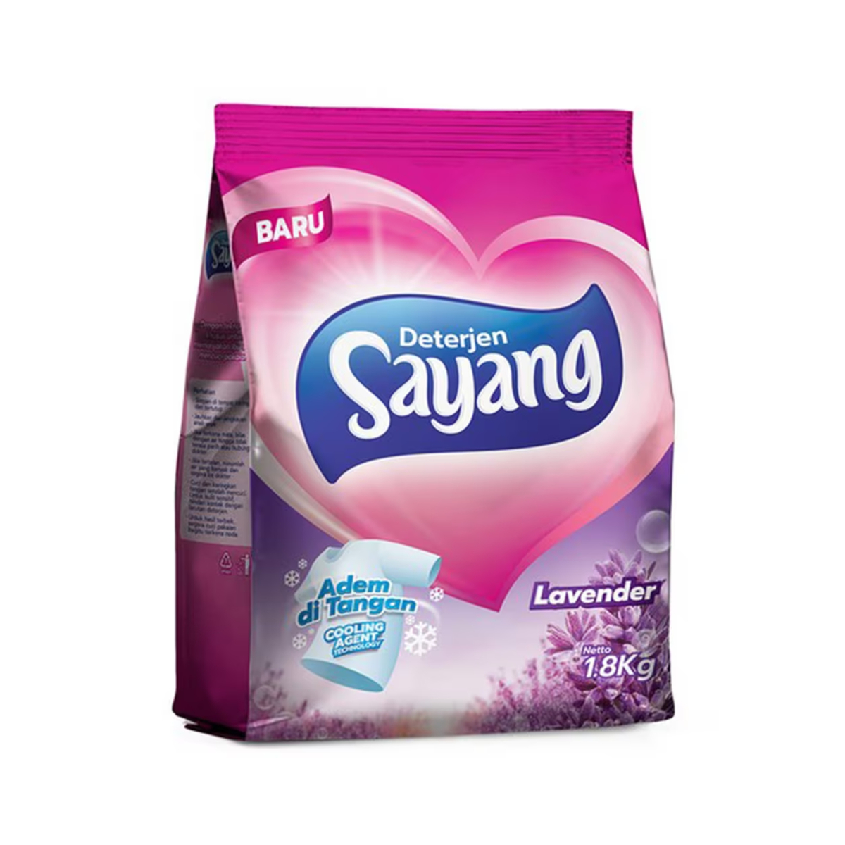 Sayang Detergent Powder Lavender 1.8kg