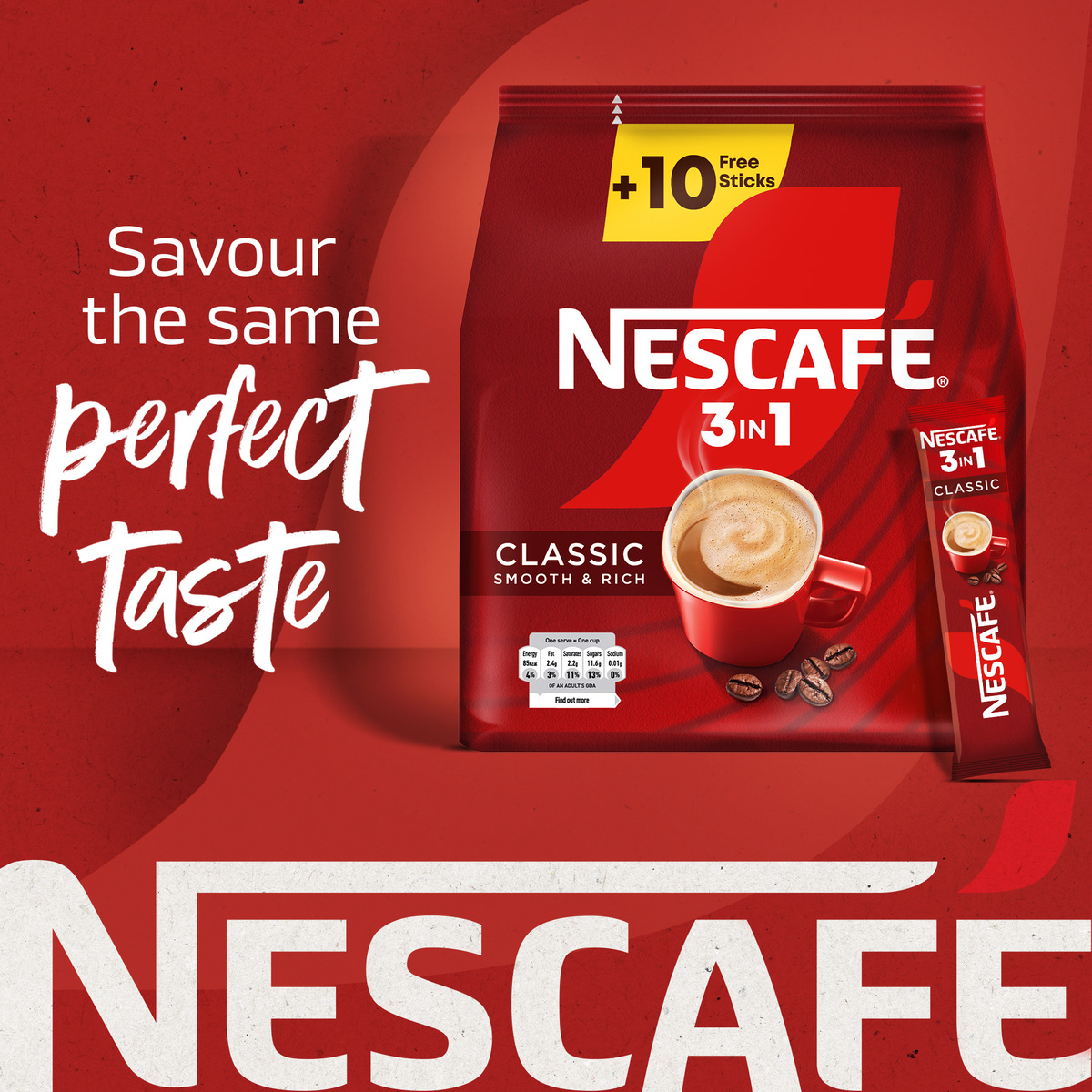 Nescafe 3in1 Coffee Instant Mix 40 x 20 g