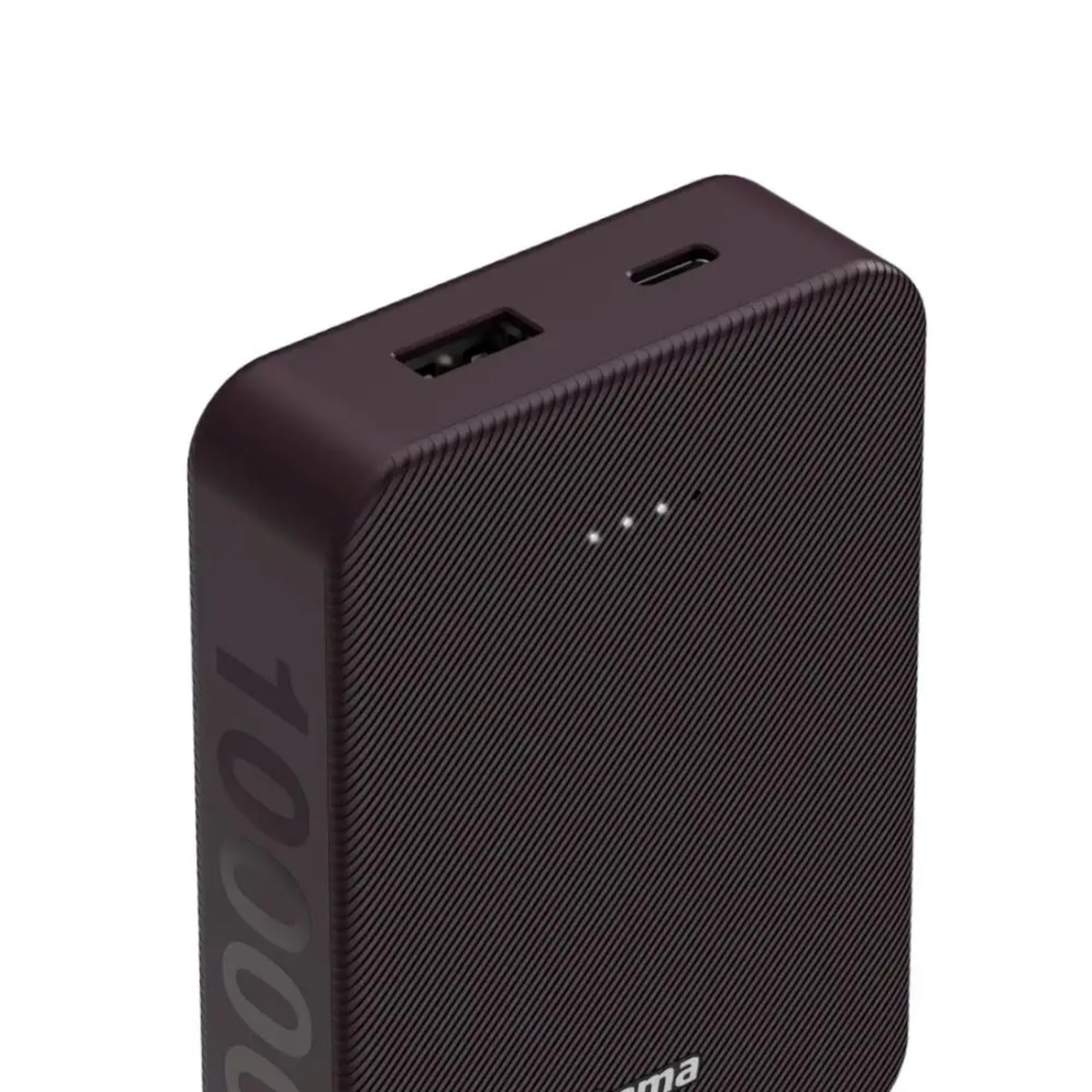 Hama HAM-201712 Colour 10 Plum 10000 mAh Power Pack, Black