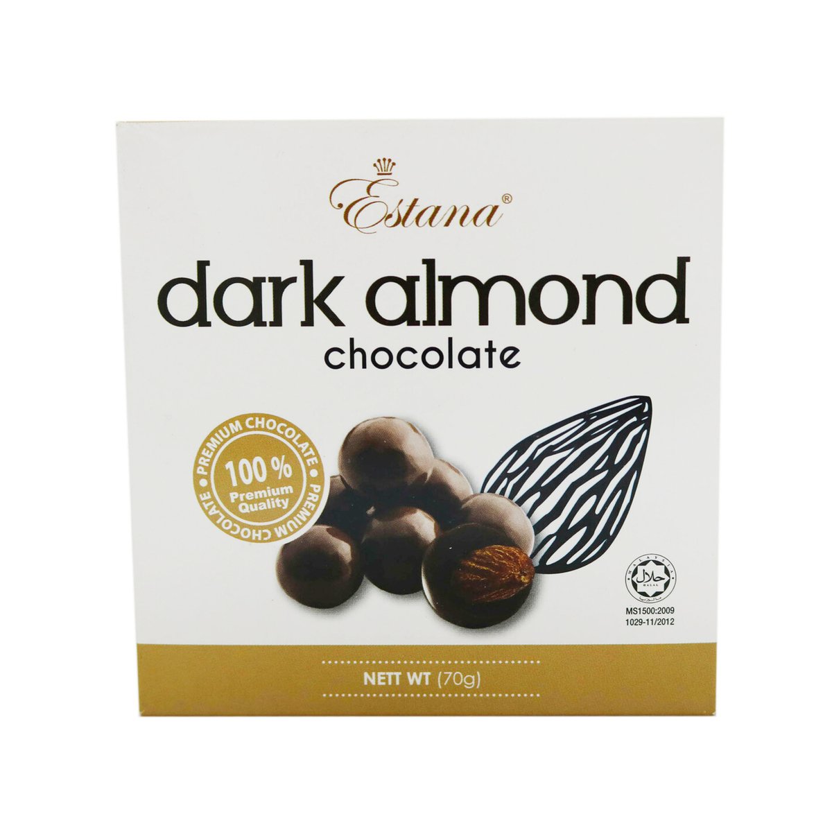 Estana Panned Milk Almond 70g