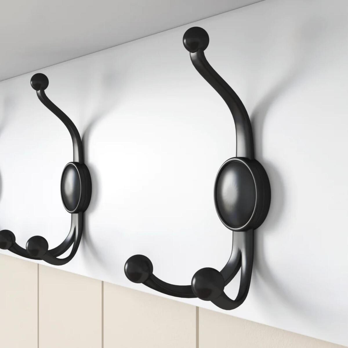 Home Canvas Modern Coat Rack Wall Hanger Coat Rack Clothes Hanger 120cm White 439