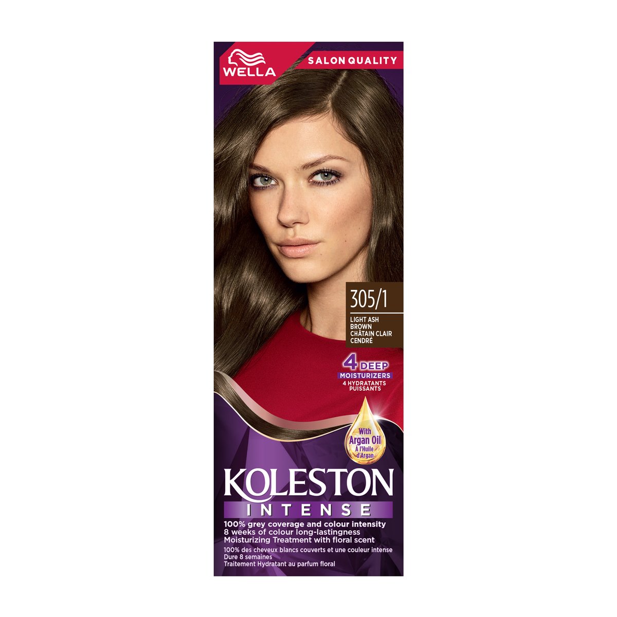 Koleston Intense 305/1 Light Ash Brown 1 pkt