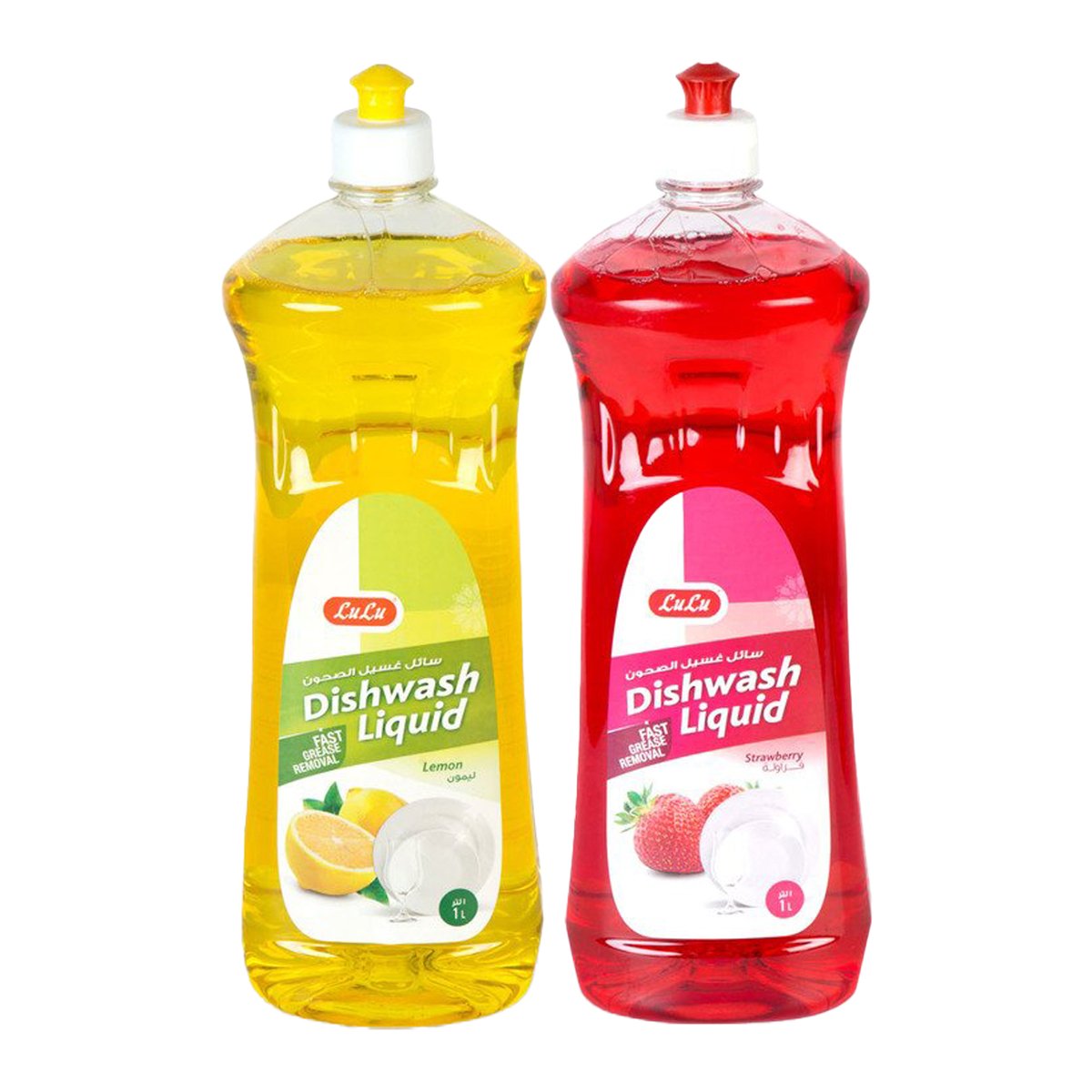 LuLu Dishwashing Liquid Assorted 2 x 1 Litre