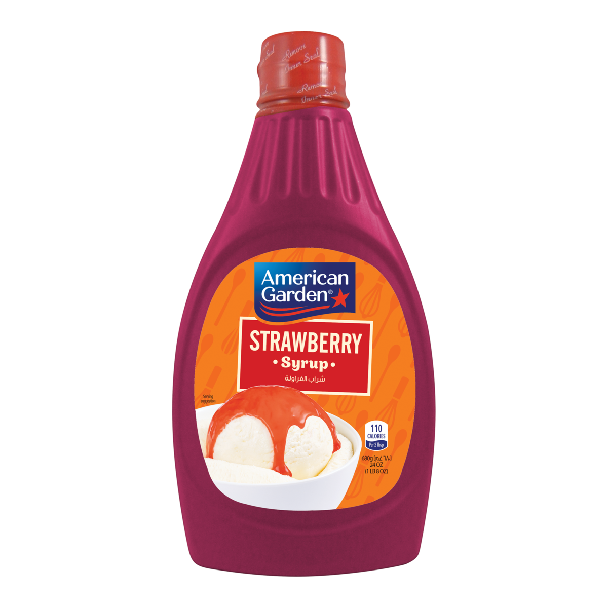 American Garden Strawberry Syrup 680 g