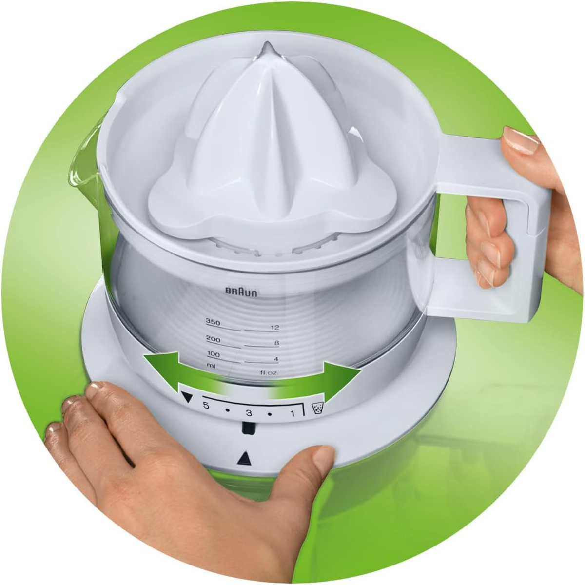 Braun Citrus Press, 20W, White, CJ3000