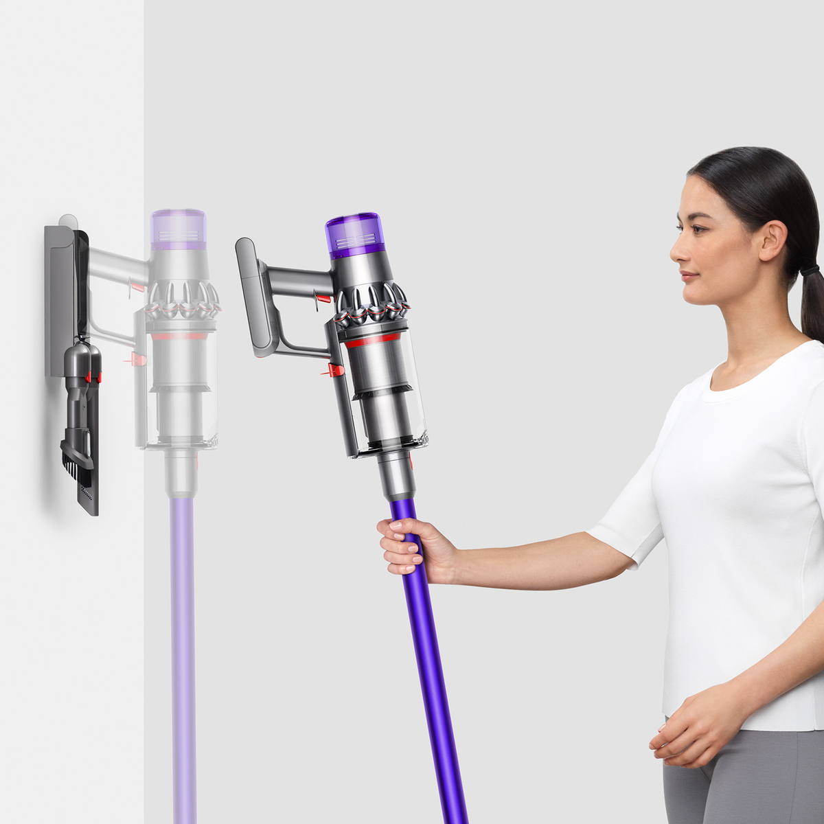 Dyson Cordless Vacuum Cleaner, Silver Nickel/Purple, ADVANCED V11 SV51