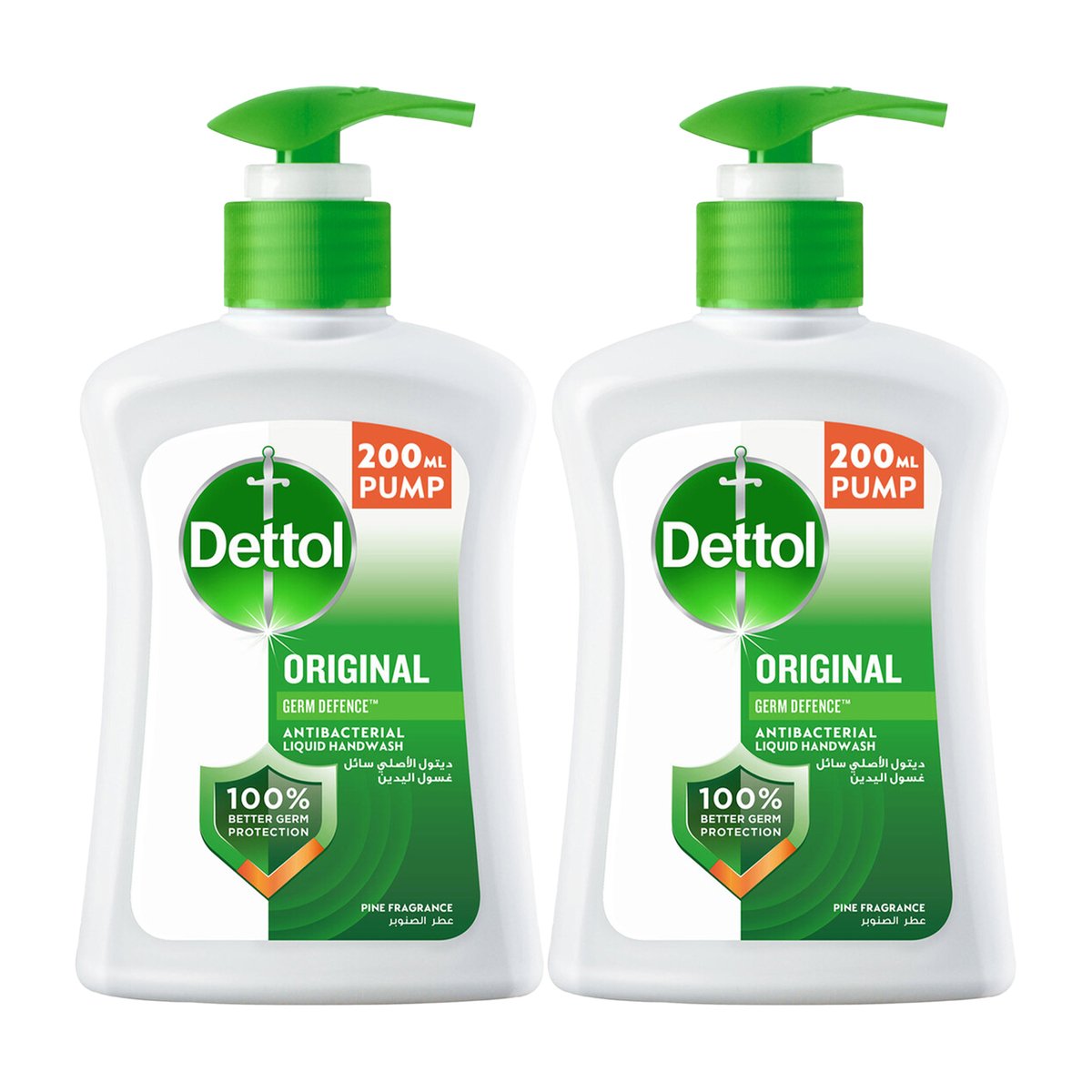 Dettol Original Antibacterial Hand Wash 2 x 200 ml