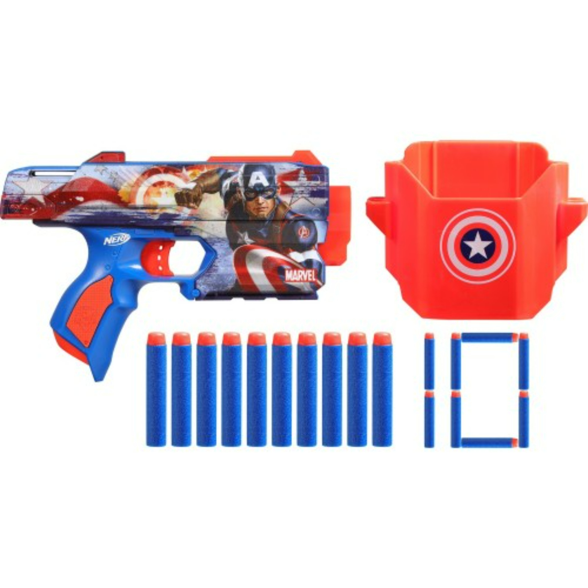 Nerf Marvel Captain America Dart Blaster, F9717