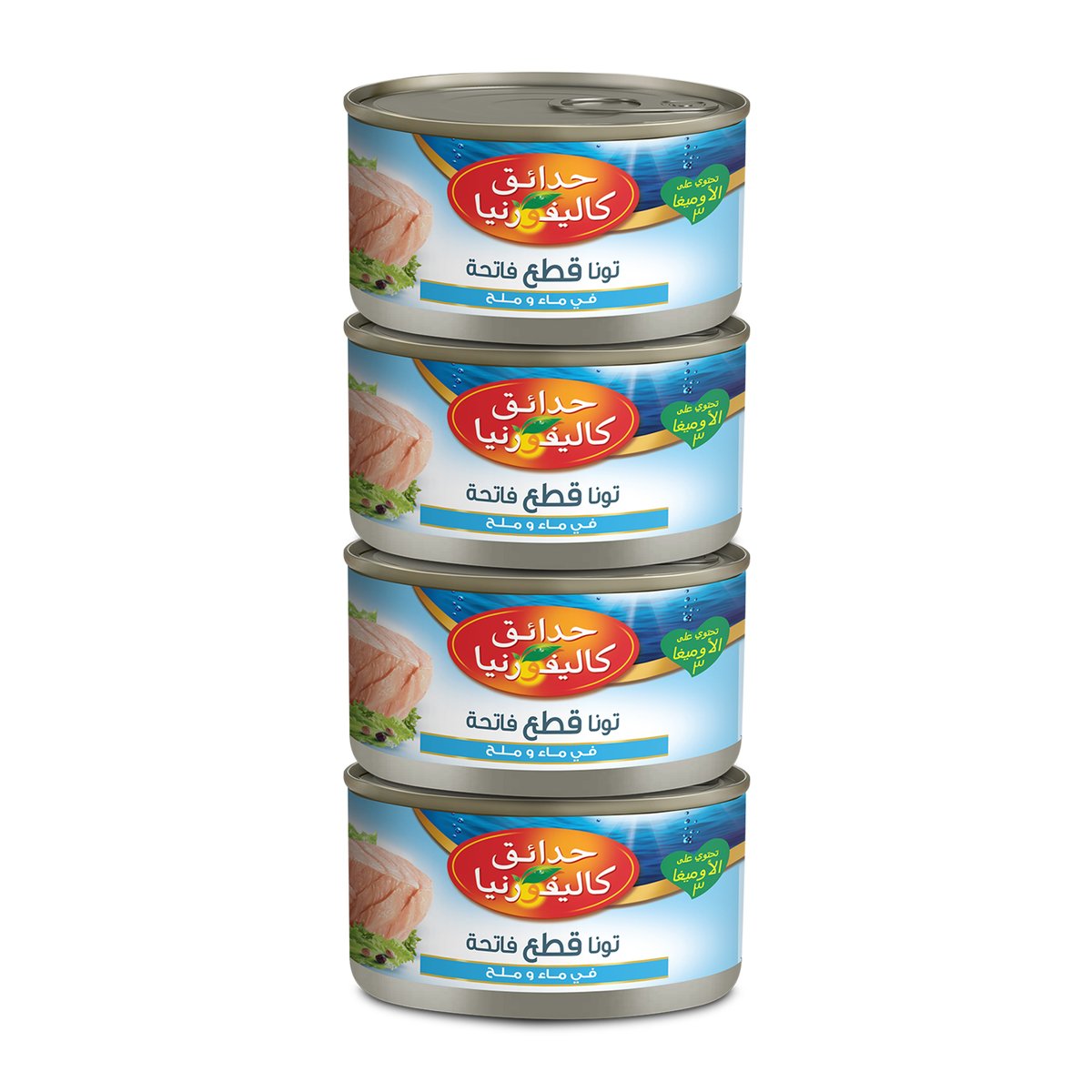 California Garden Light Meat Tuna Chunk In Water And Salt 4 x 170 g