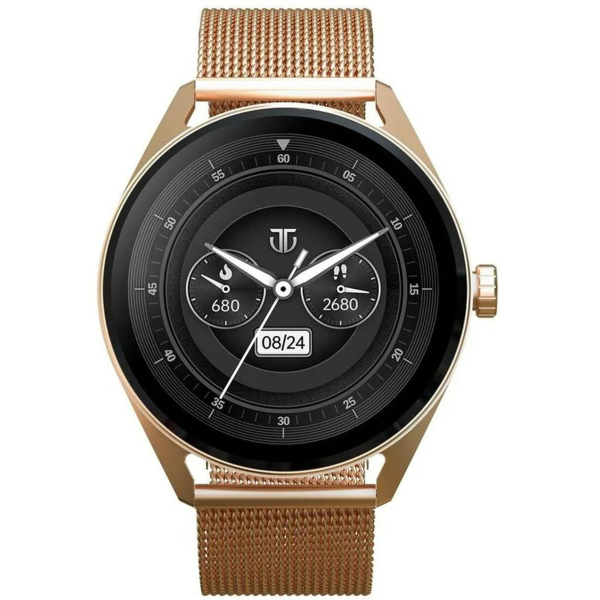 Titan Crest Smart Watch, 1.43", Rose Gold, 90197AM02K
