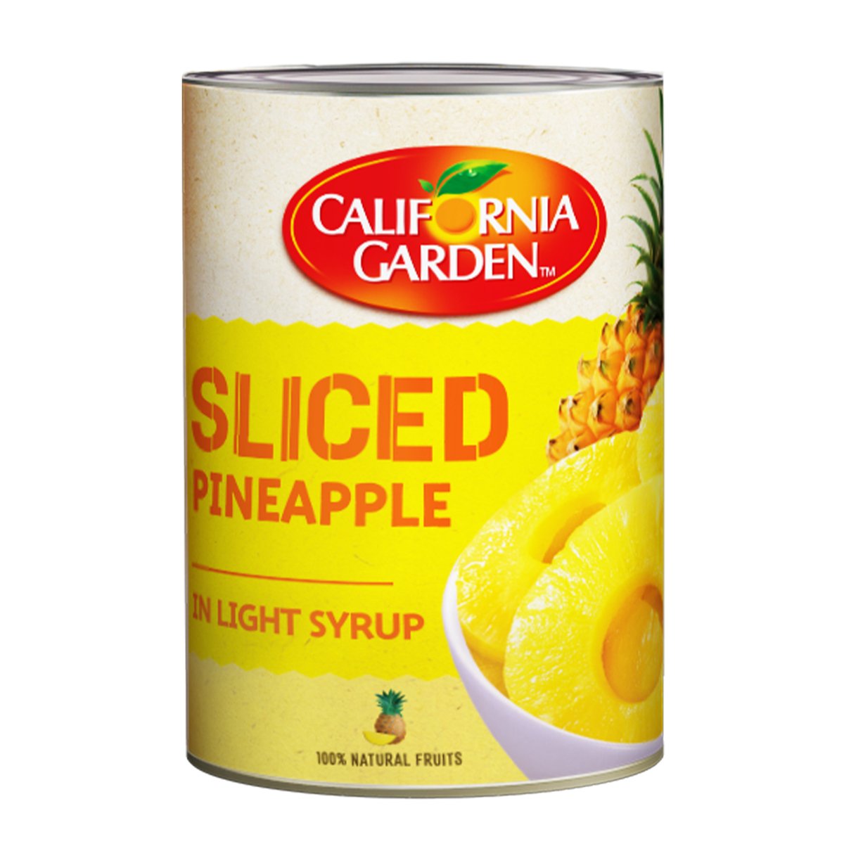 California Garden Canned Pineapple Slices In Light Syrup 850 g