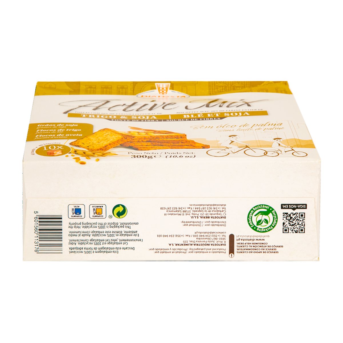 Diatosta Active Mix Toast Wheat & Soy 300 g