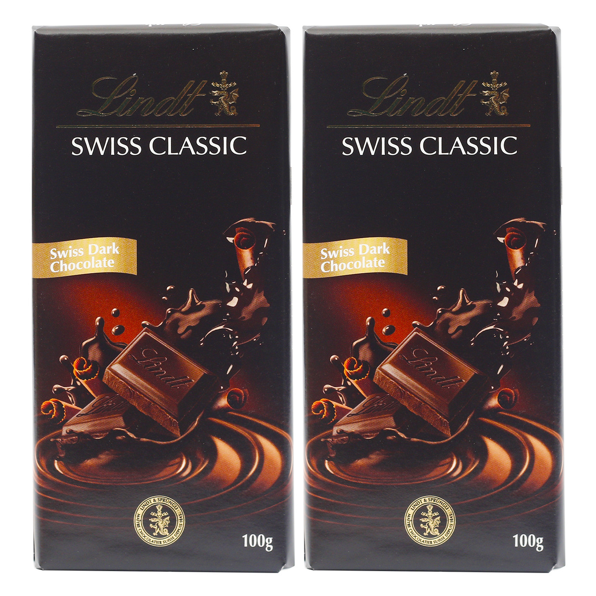 Lindt Swiss Classic Assorted Chocolate 2 x 100 g