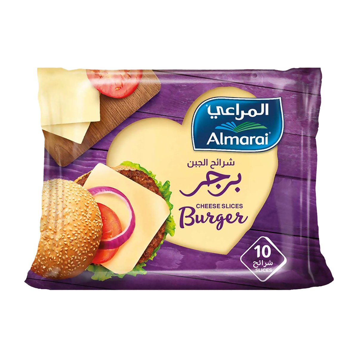 Almarai Cheddar Cheese Burger Slices 4 x 200 g