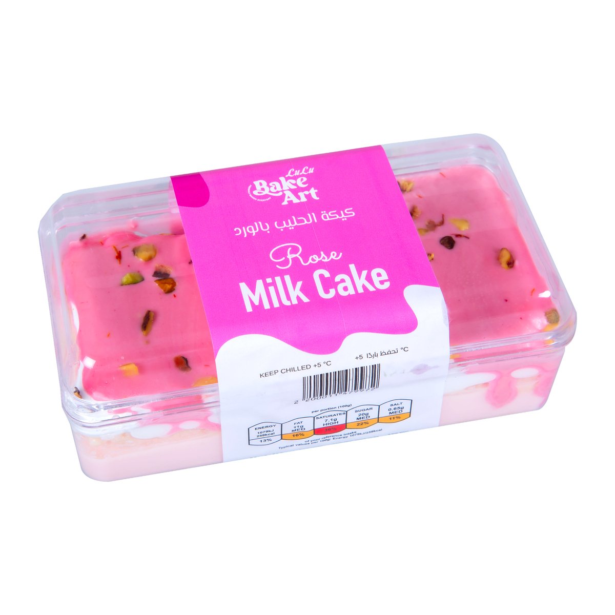 LuLu Bake Art Rose Milk Cake 350 g