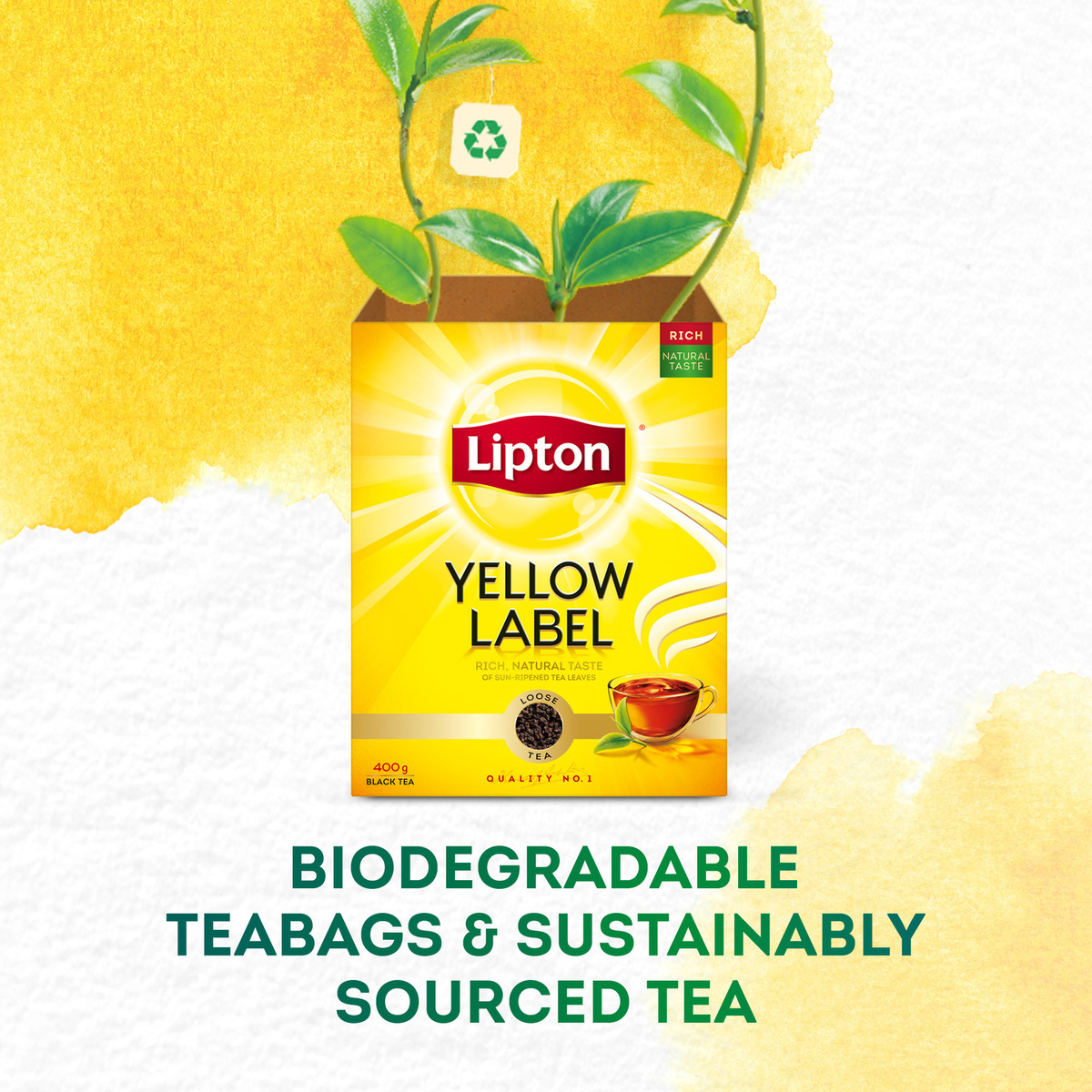 Lipton Yellow Label Tea Dust Value Pack 800 g