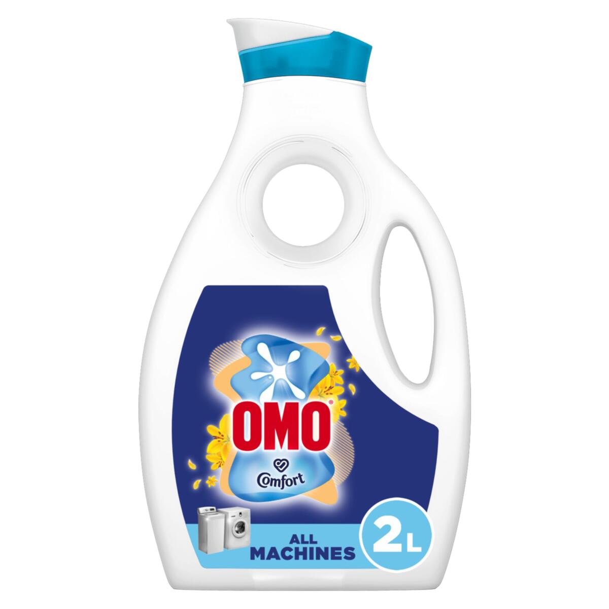 Omo Laundry Liquid Detergent, Touch of Comfort 2 Litres