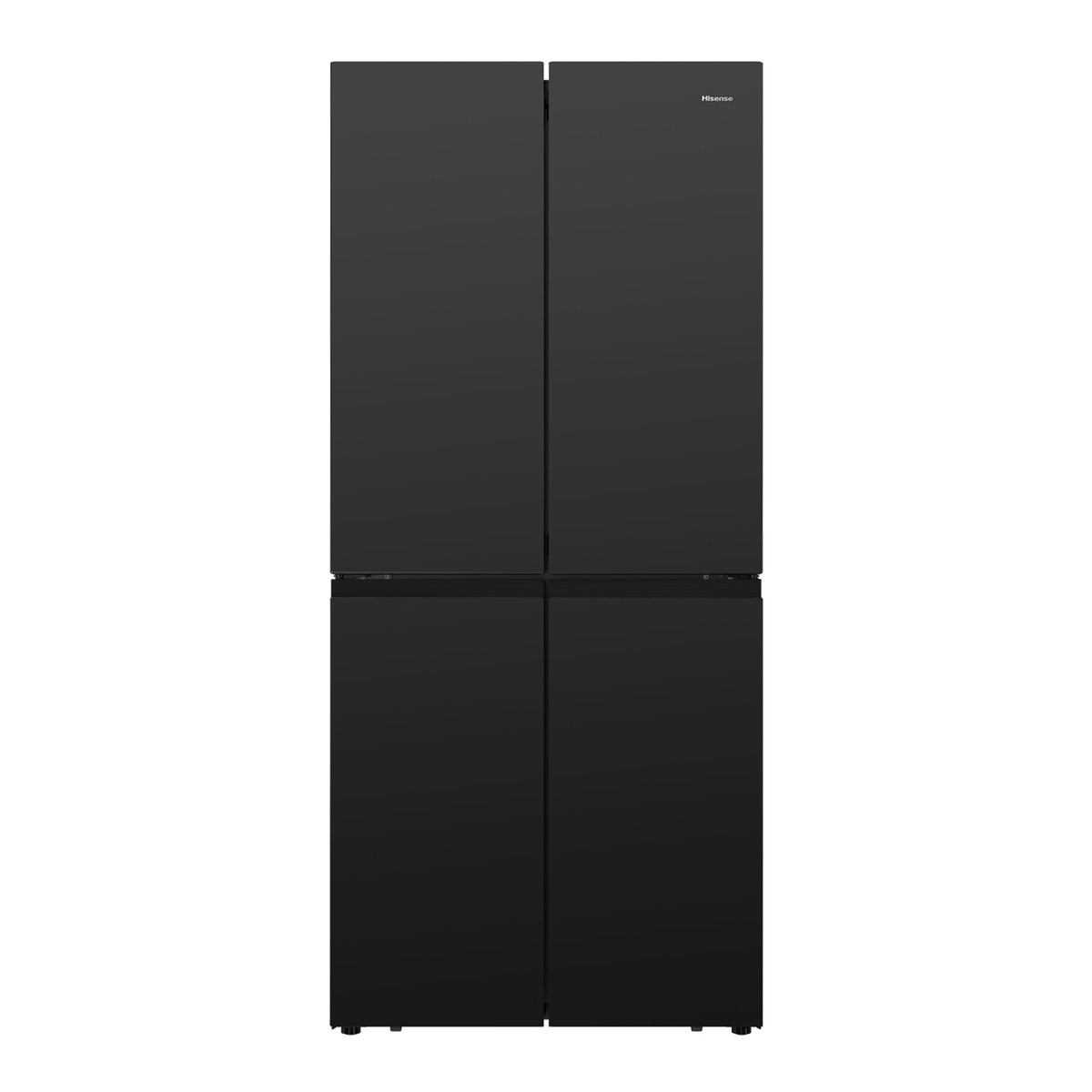 Hisense Four Door Refrigerator, 432L, Black Glass, RQ561N4AB1