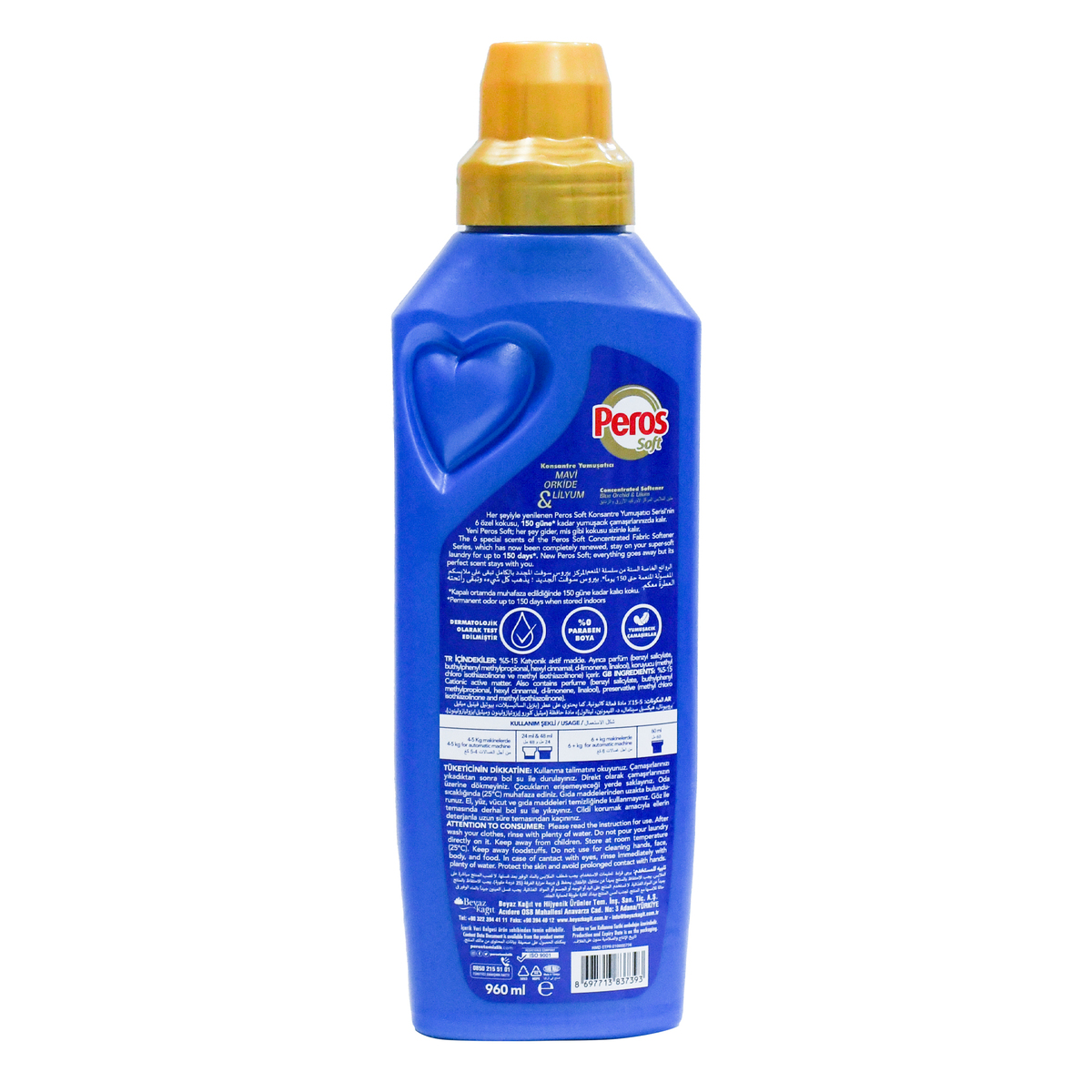 Peros Concentrated Softener Blue 960 ml