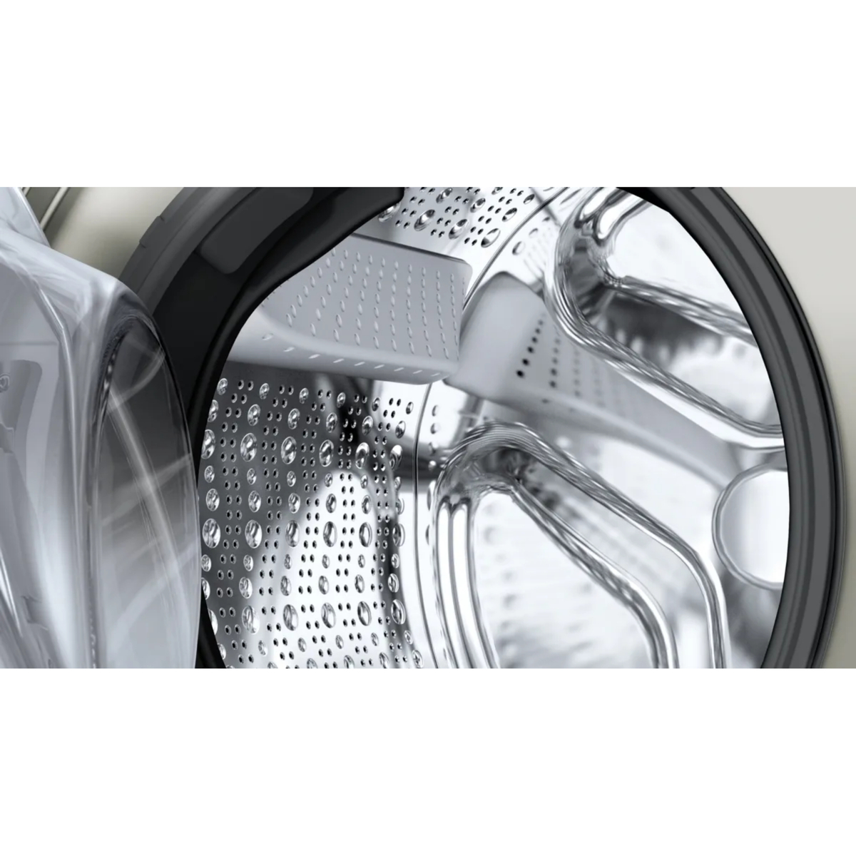 Bosch Front Load Washing Machine, 10 kg, 1600 RPM, Silver Inox, WGB2560XGC