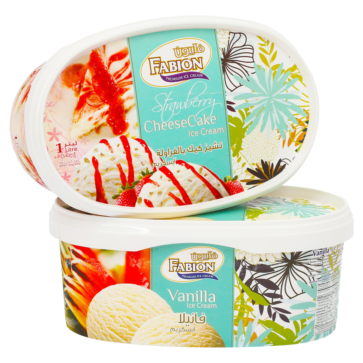 Fabion Ice Cream Assorted Value Pack 2 x 1 Litre