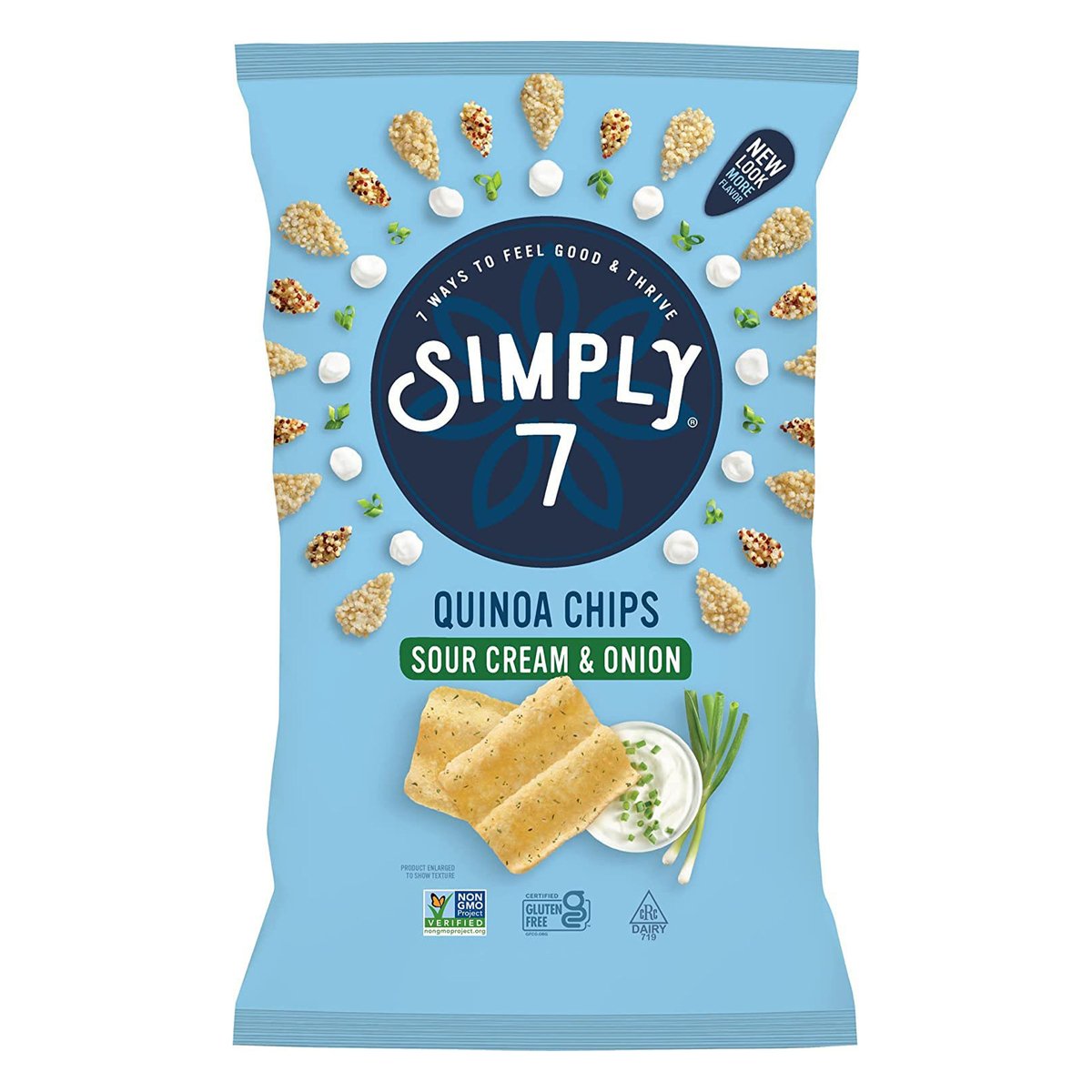 Simply 7 Quinoa Chips Sour Cream and Onion 99 g