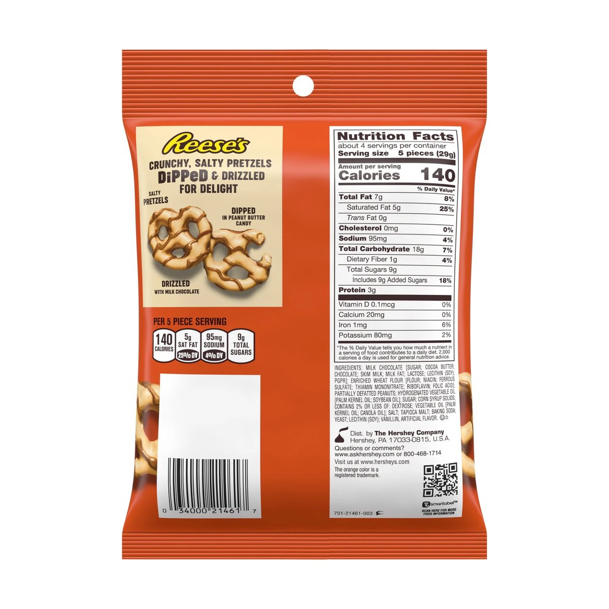 Reese's Dipped Pretzels 120 g