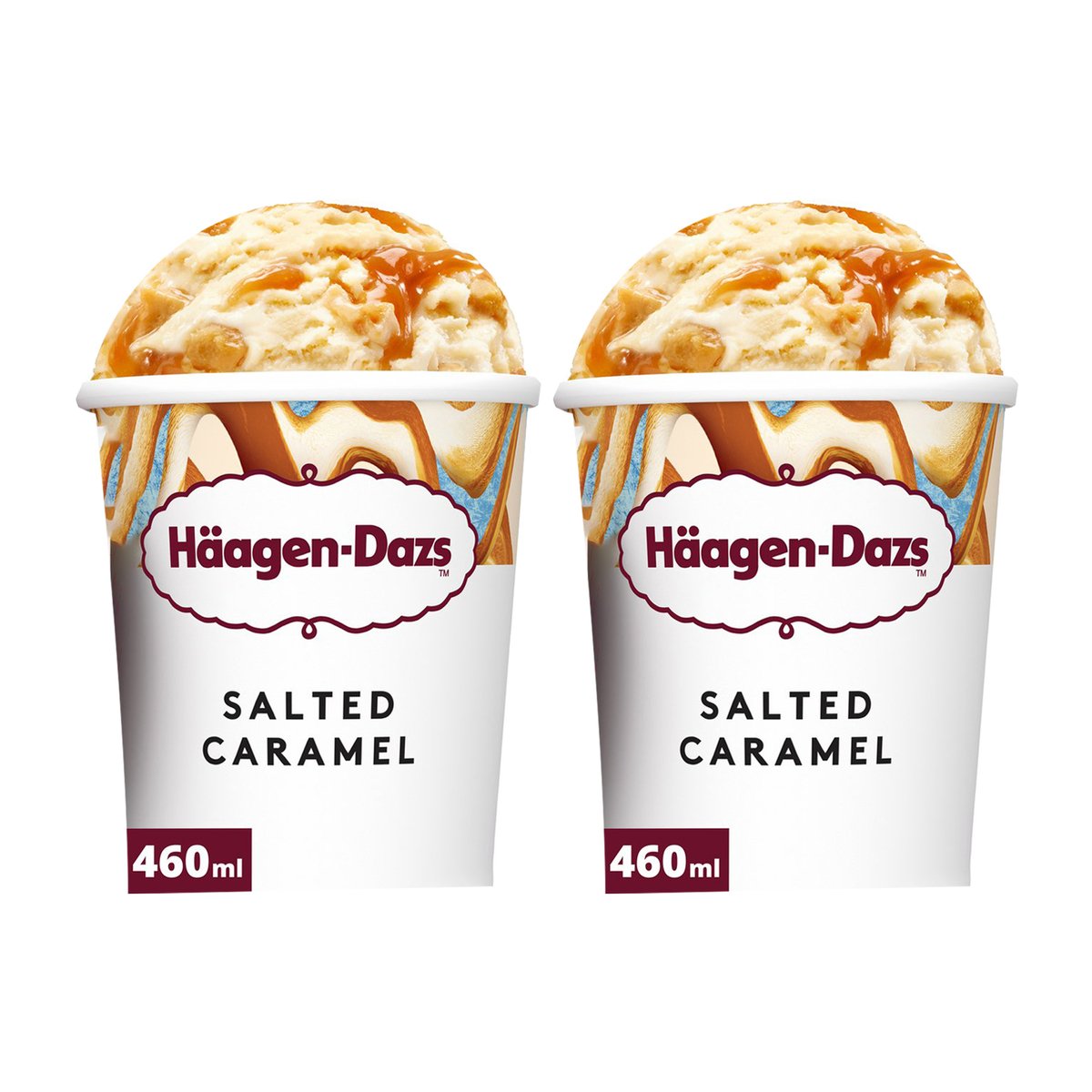 Haagen Dazs Salted Caramel Ice Cream Value Pack 2 x 460 ml