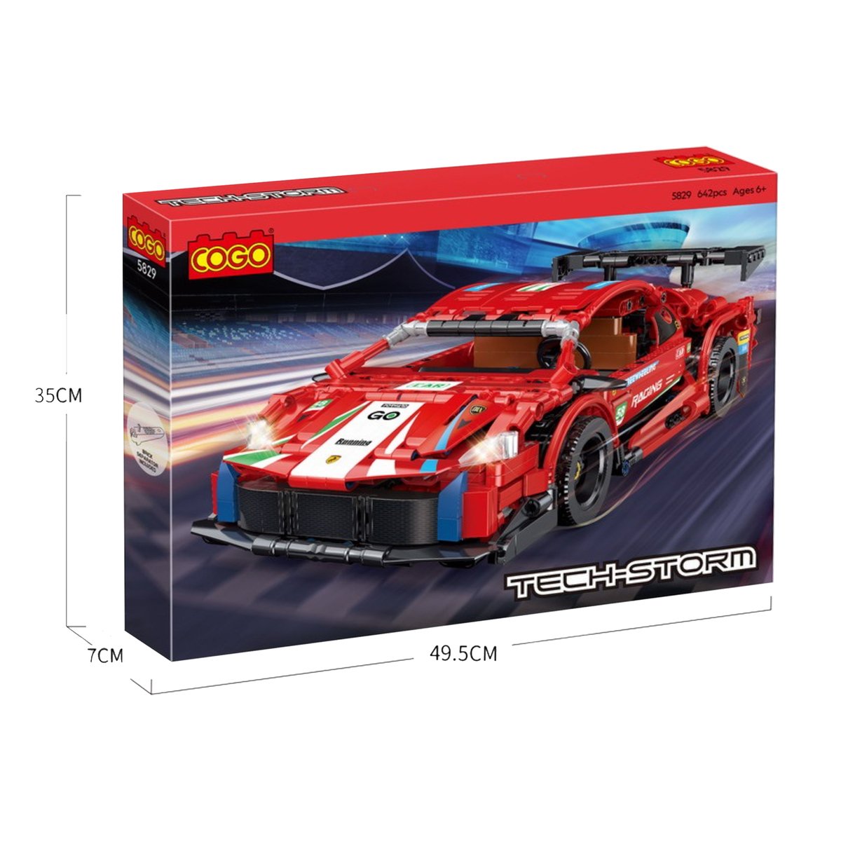 Skid Fusion Tech - Storm Sport Car Brick 642Pcs 5829