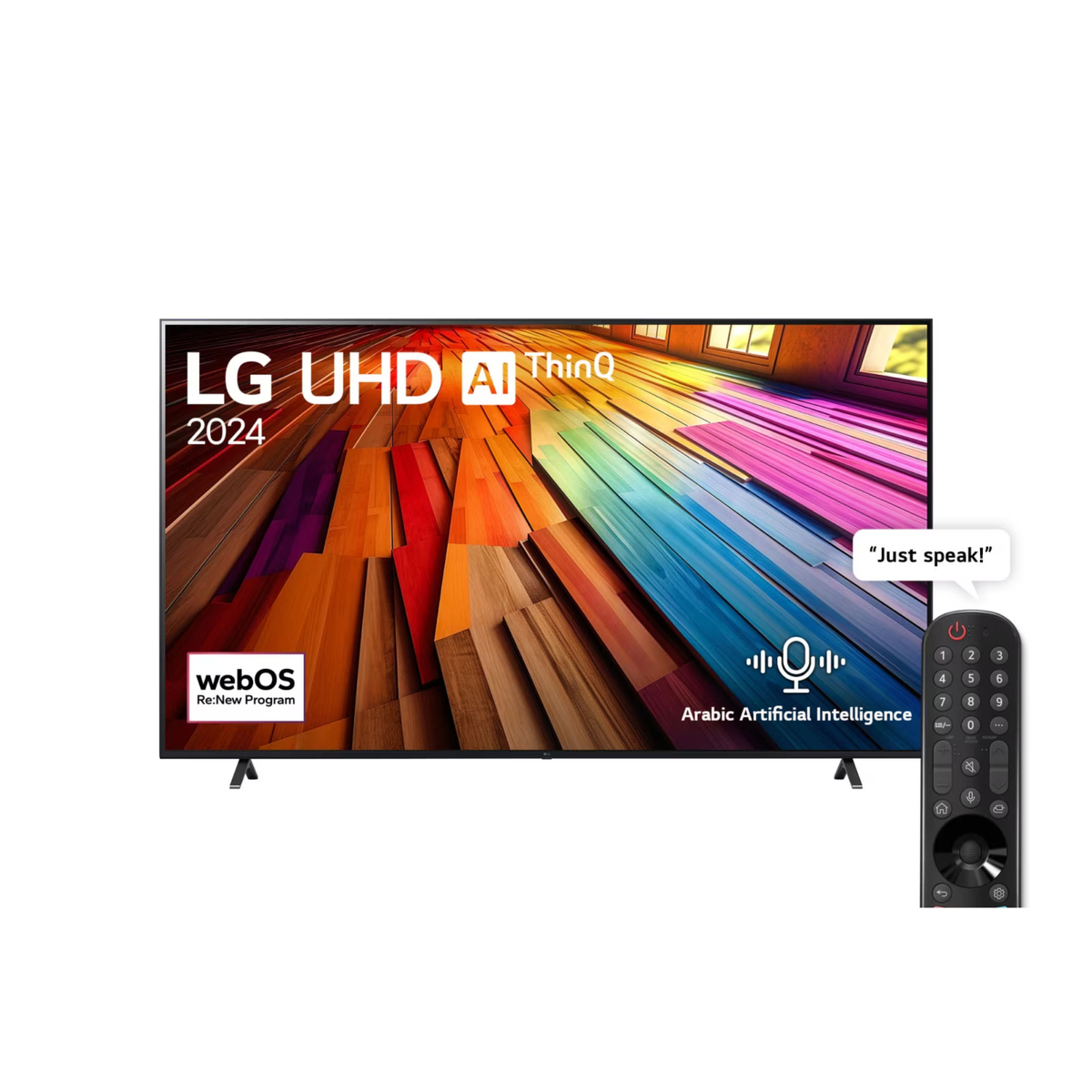 LG 55 Inch UHD 55UT80006LA UT80 4K Smart TV AI Magic remote HDR10 webOS24, 2024