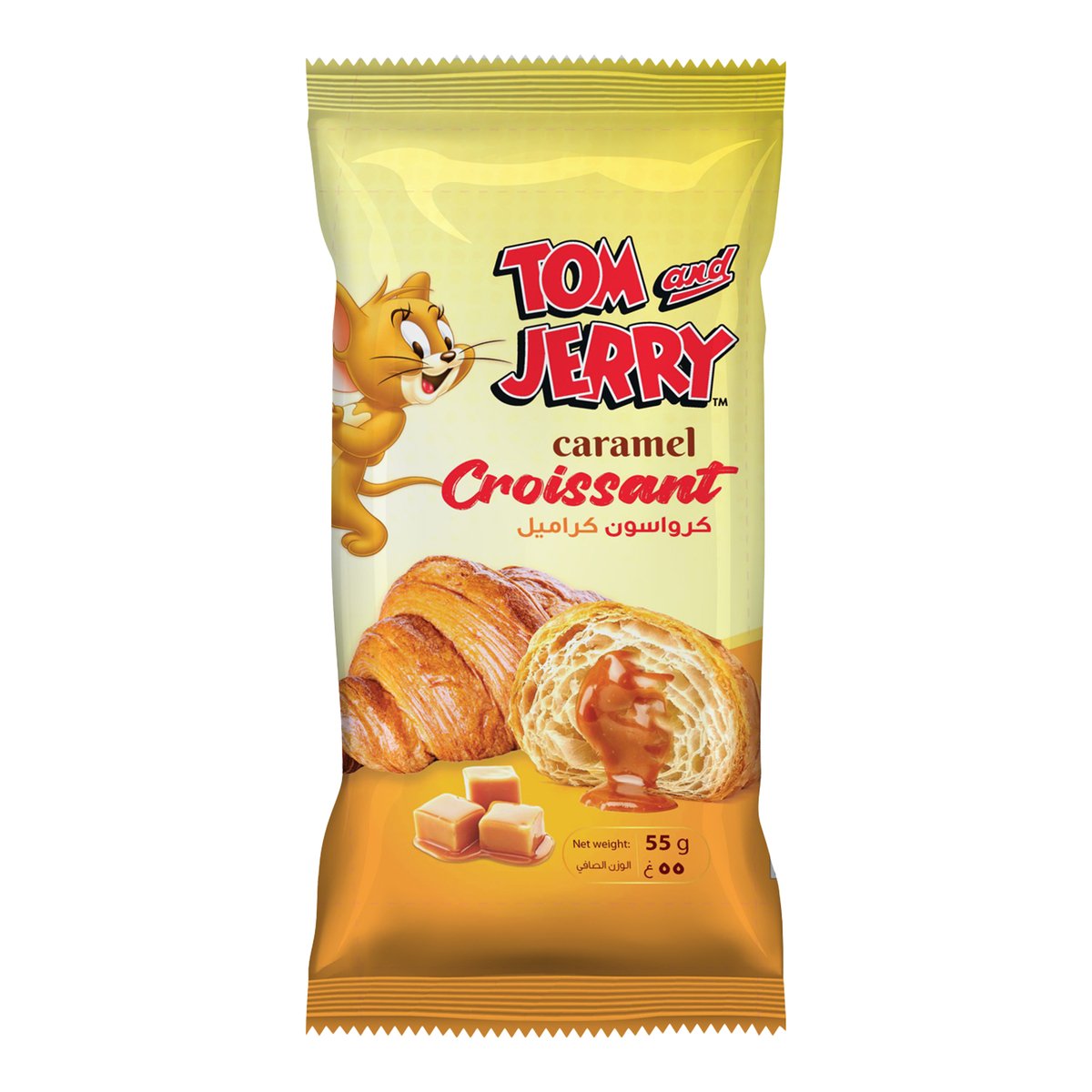 Tom And Jerry Caramel Croissant 6 x 55 g