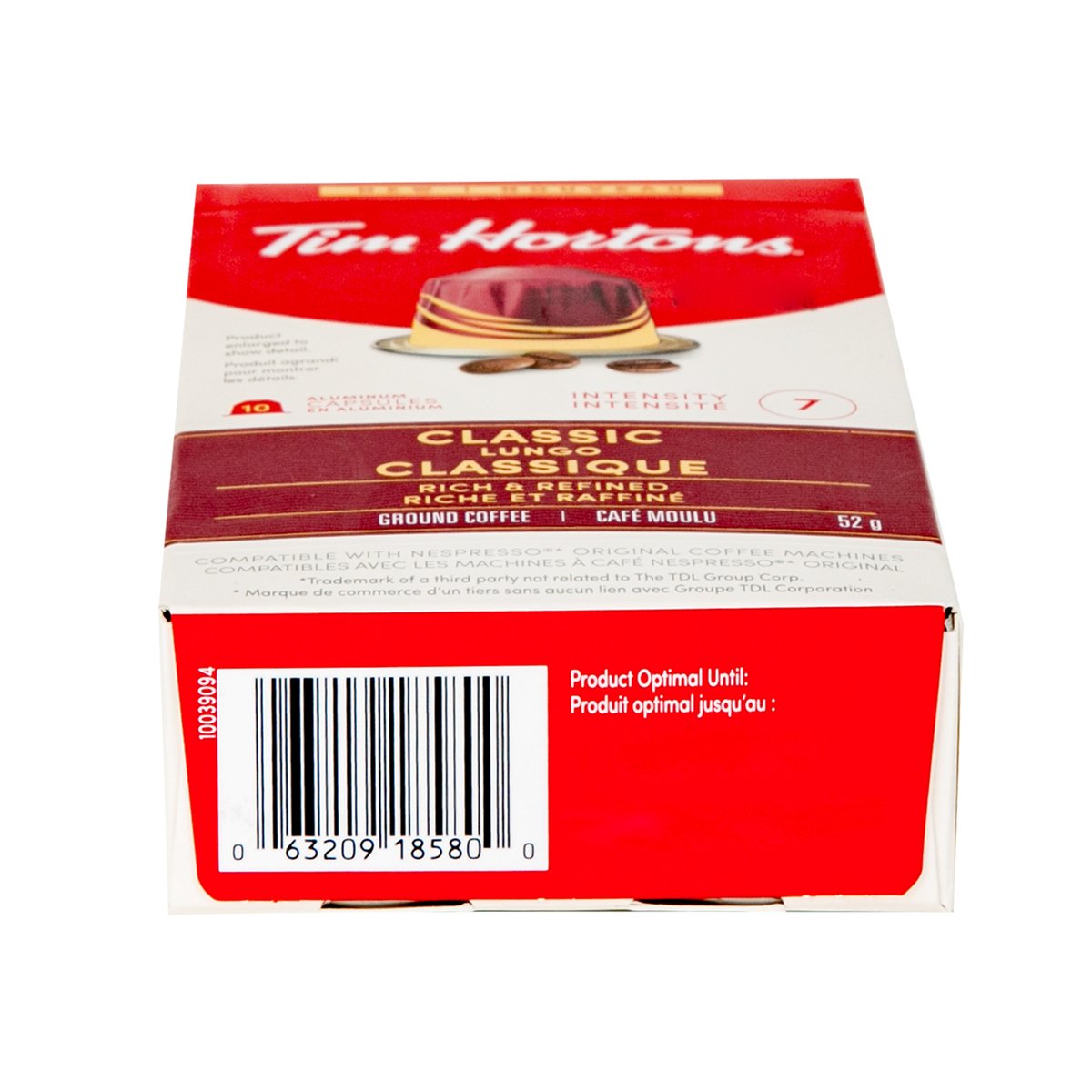 Tim Hortons Classic Lungo Coffee Capsules 52 g