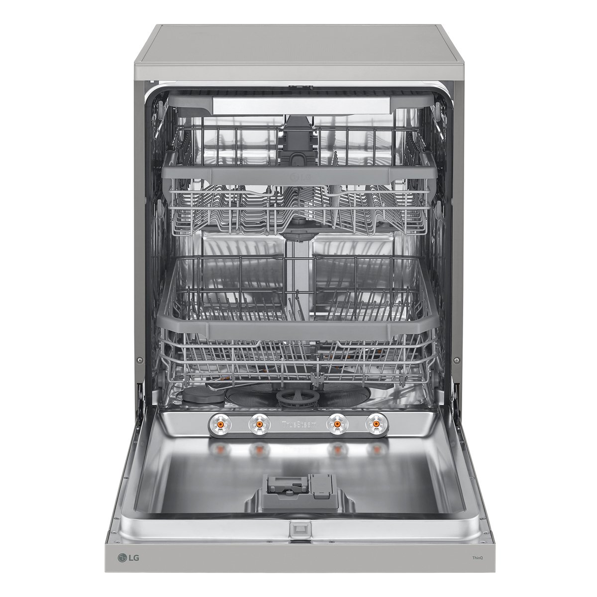 LG Dishwasher with 8 Programs + 14 Place Settings, Platinum Silver, DFC435FP