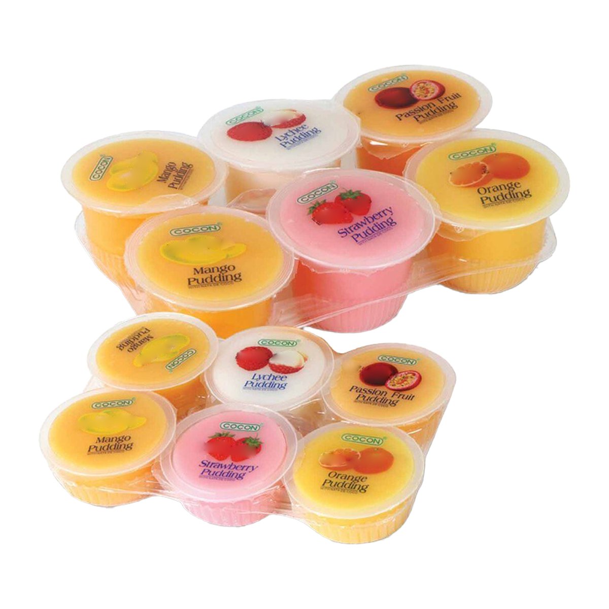 Cocon Nata Pudding Assorted 6 x 118 g + 6 x 80 g