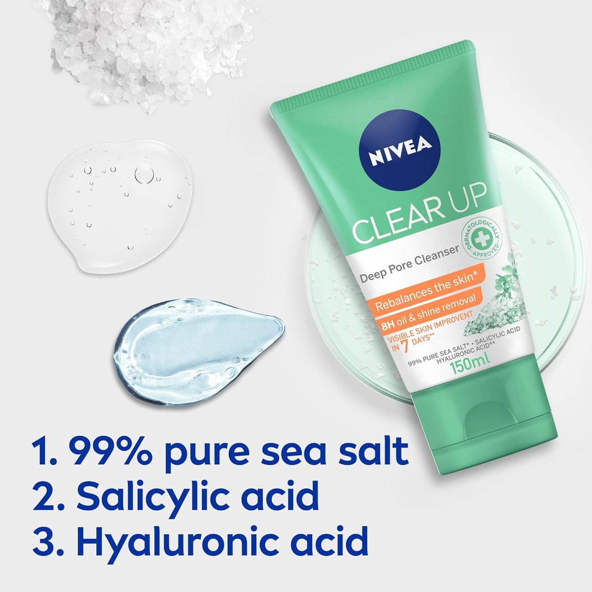 Nivea Clear Up Deep Pore Cleanser 2 x 150 ml