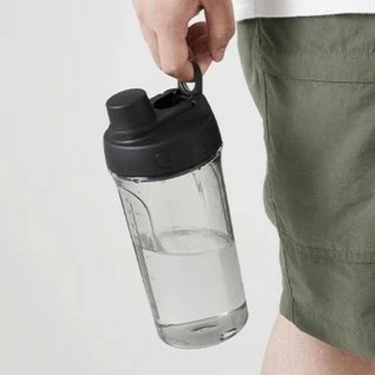 Lock & Lock Shake It Bottle / Gym Shaker Bottle 850ml Black ABF944BLK