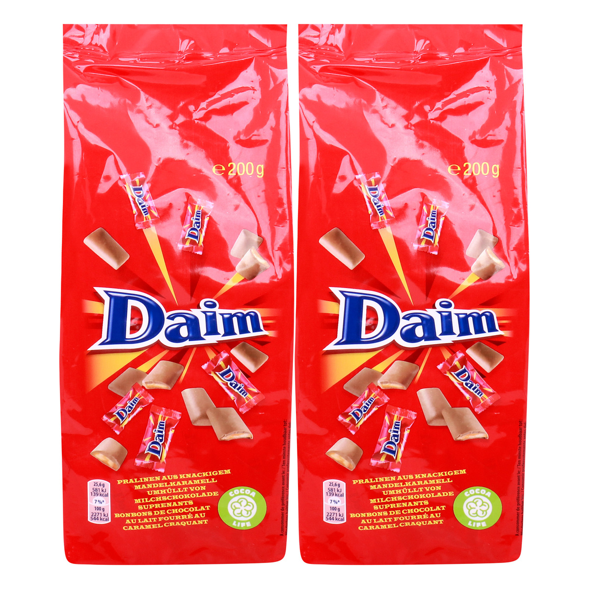 Daim Chocolate Mini Bag Value Pack 2 X 200 G Online At Best Price Chocolate Bags Lulu Uae 9266