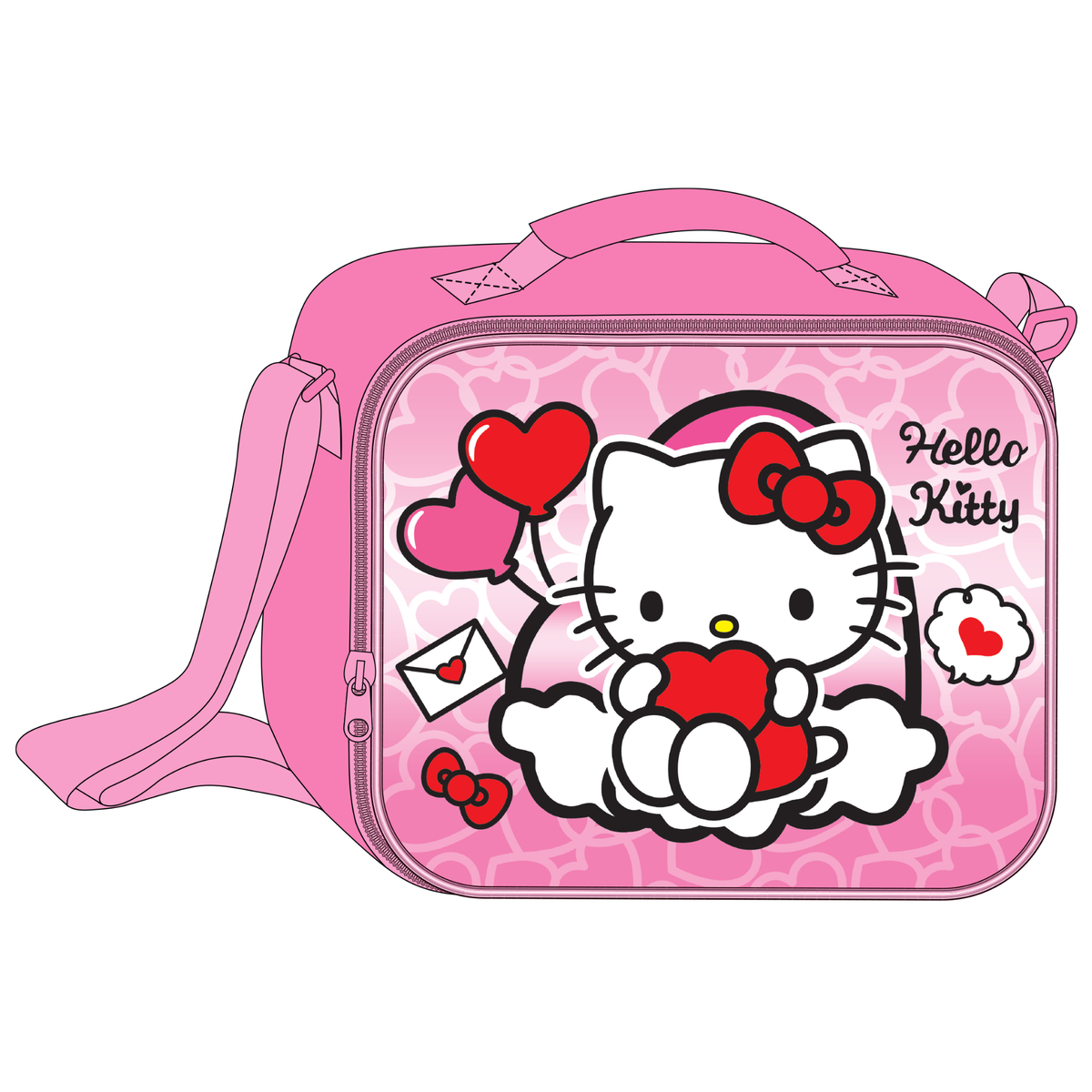 Hello Kitty 5in1 School Trolley 18 inch FK02217