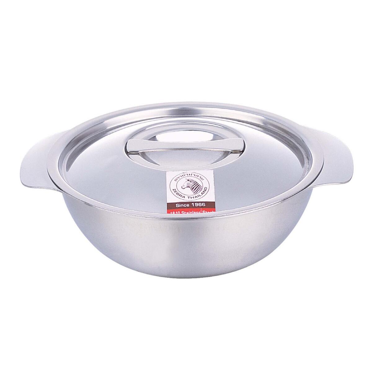 Zebra Stainless Steel Soup Bowl, 12 cm, 123012