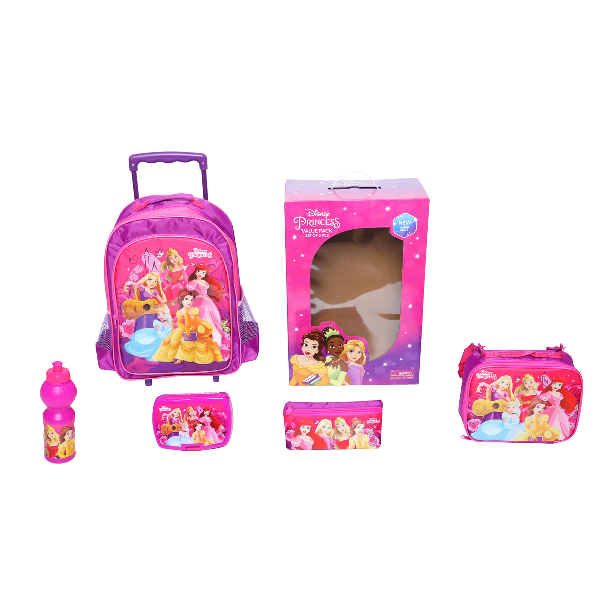 Disney Princess 5 in1 Value Pack 16 inch Trolley FK023304