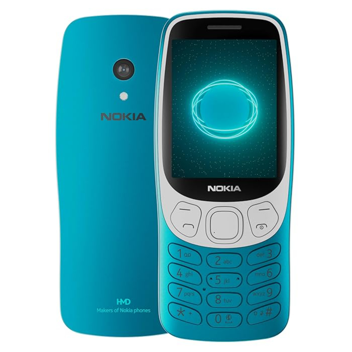 Nokia 3120-TA1618 4G Feature Phone,with Dual SIM, Blue