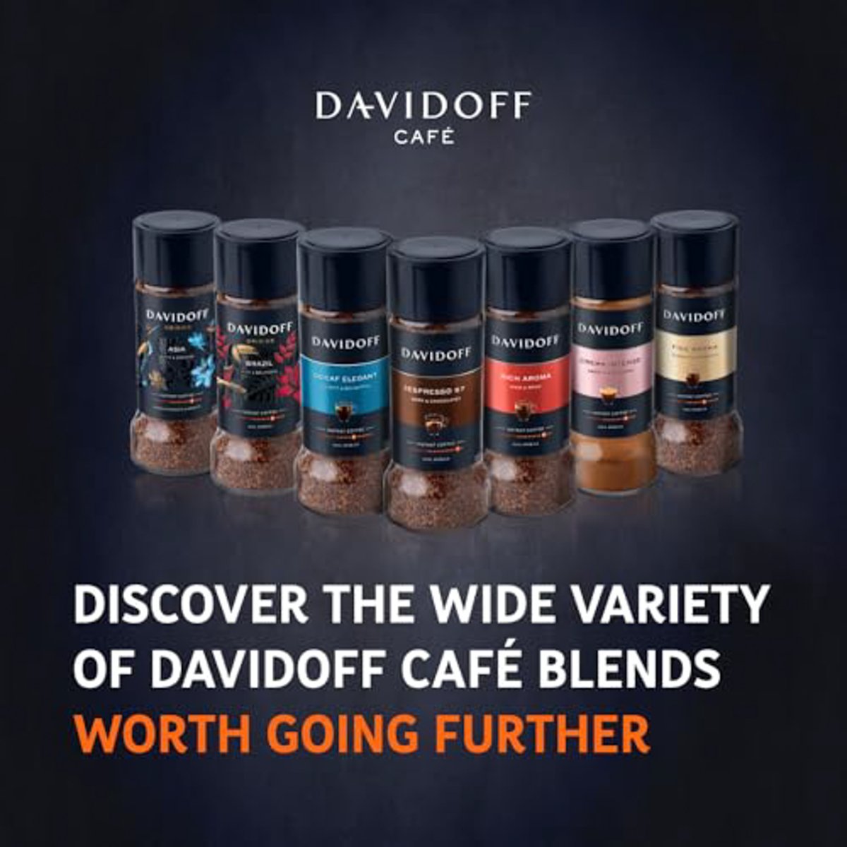 Davidoff Coffee Decaf Elegant Instant Coffee 100 g