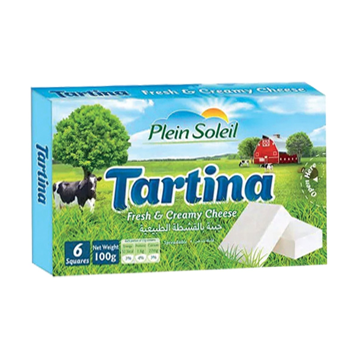 Plein Soleil Tartina Portion Cheese 6P Value Pack 3 x 100 g