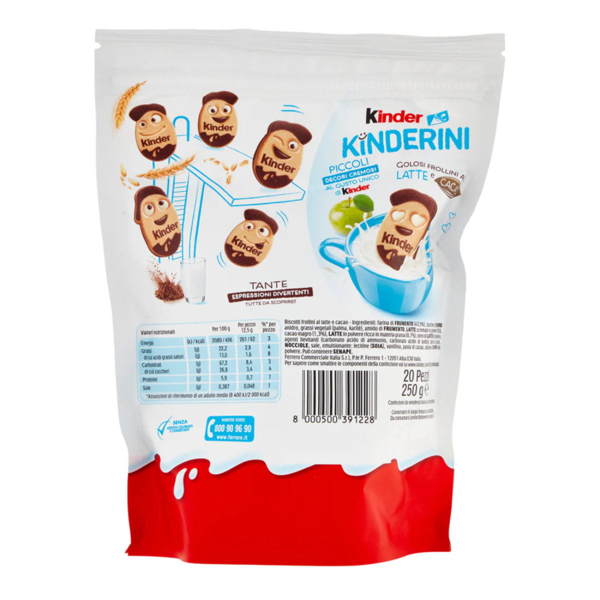 Kinder Kinderini Chocolate Cream Biscuit 250 g