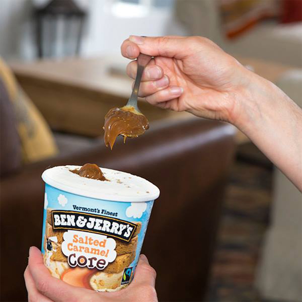 Ben & Jerry's Salted Caramel Core Ice Cream 473 ml