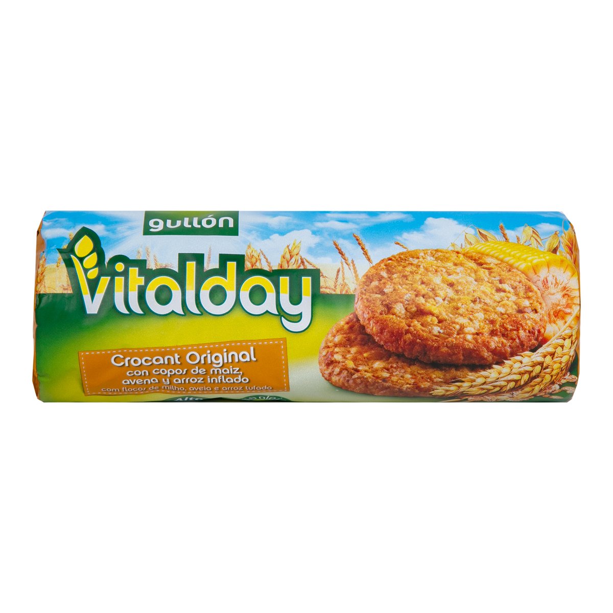 Gullon Vitalday  Puffed Rice Cereal Biscuit  265 g