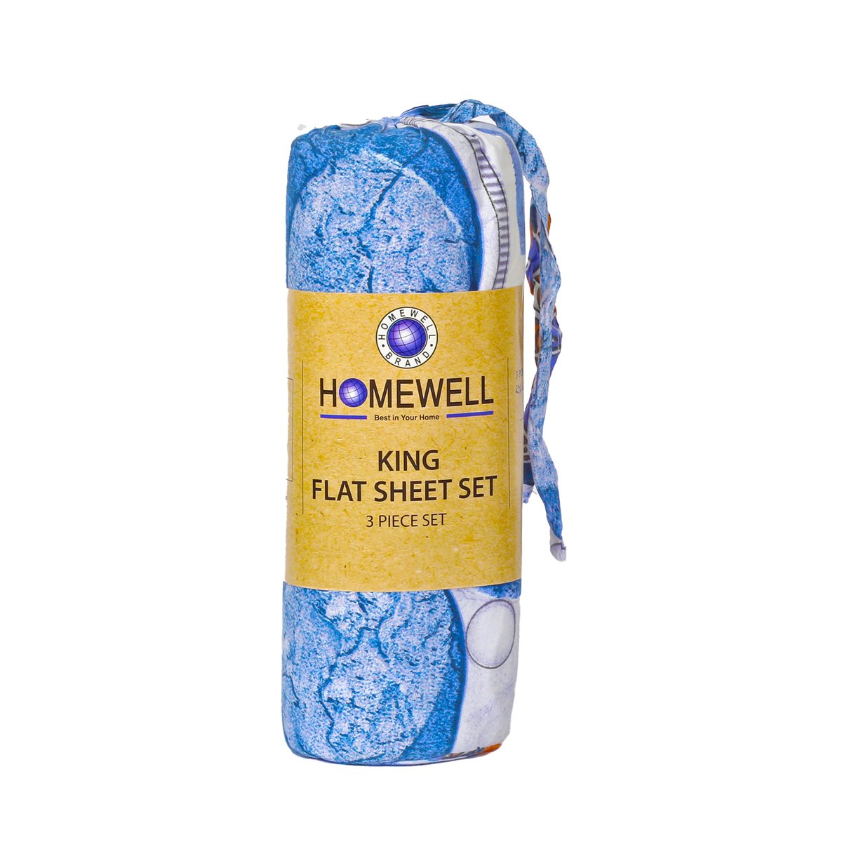 Homewell Bed Sheet 3pcs Set 240 x 260cm Microfiber Assorted