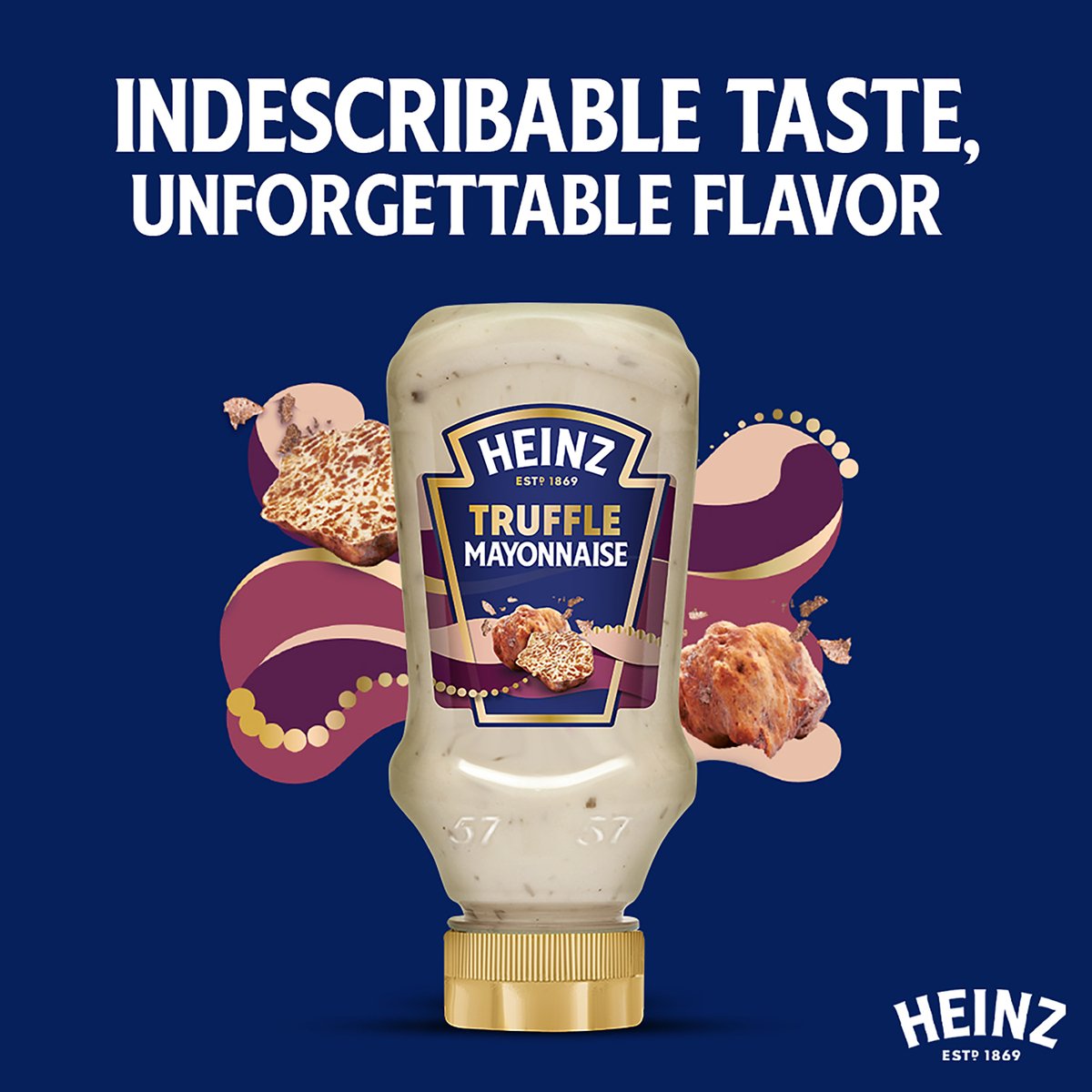 Heinz Truffle Mayonnaise Top-Down Squeeze Bottle 225 ml